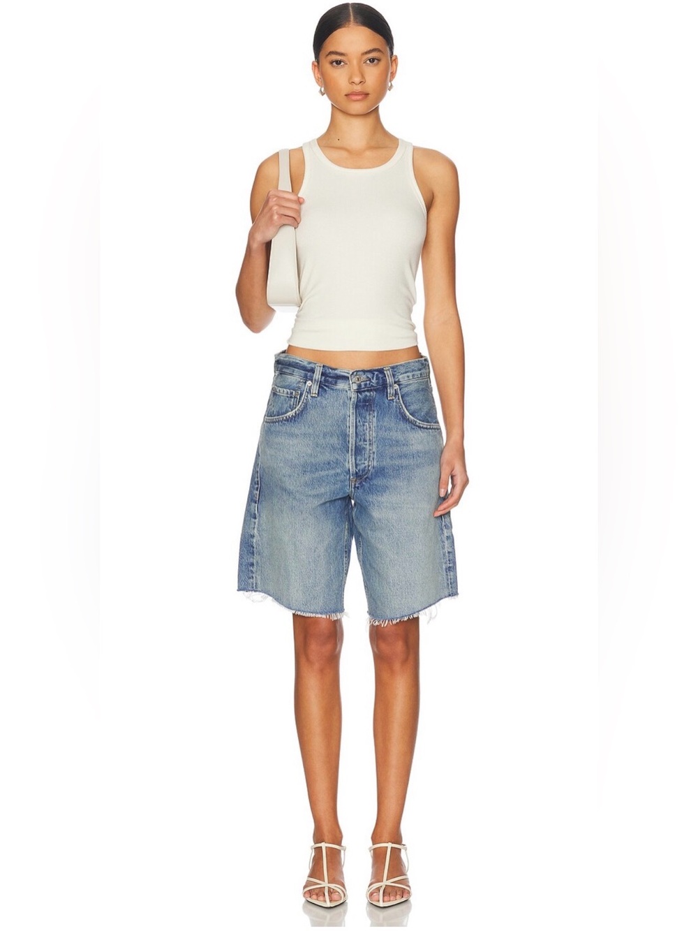 Citizen of Humanity AYLA Shorts In Babylonia Size 26